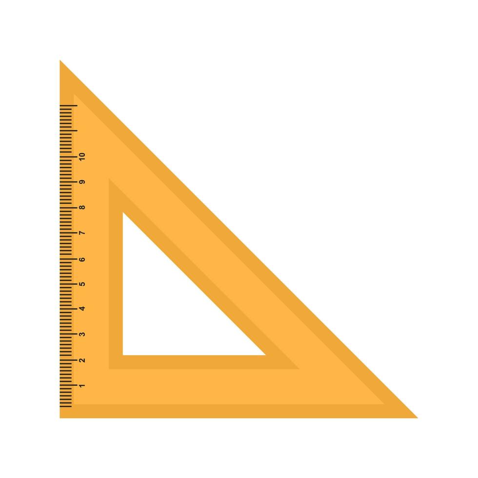 Measurement Ruler Flat Multicolor Icon vector