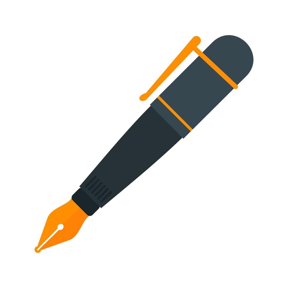 Pen Flat Multicolor Icon vector