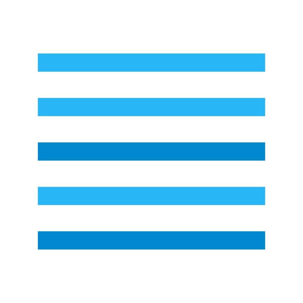 Justify Flat Multicolor Icon vector