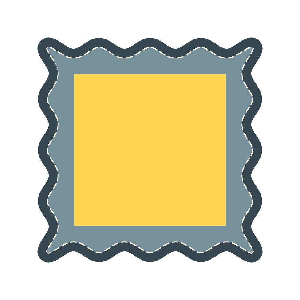 Frame I Flat Multicolor Icon vector