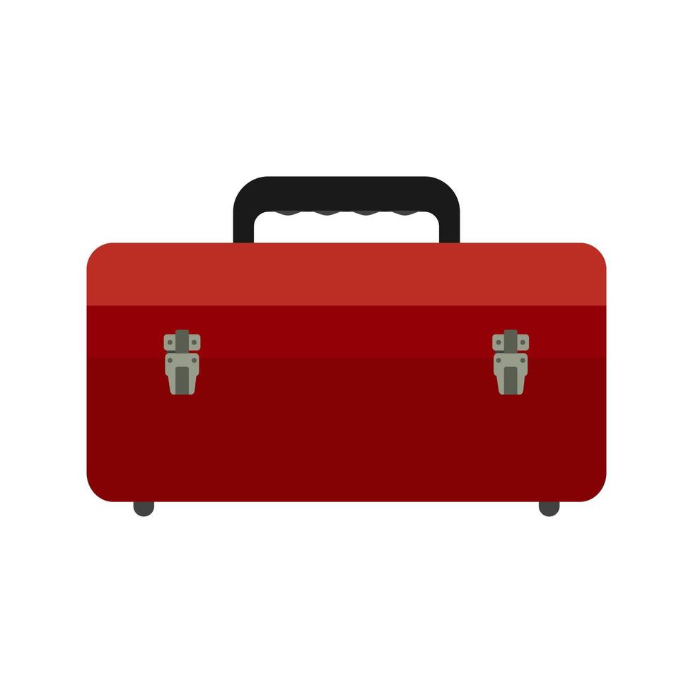 Toolbox Flat Multicolor Icon vector