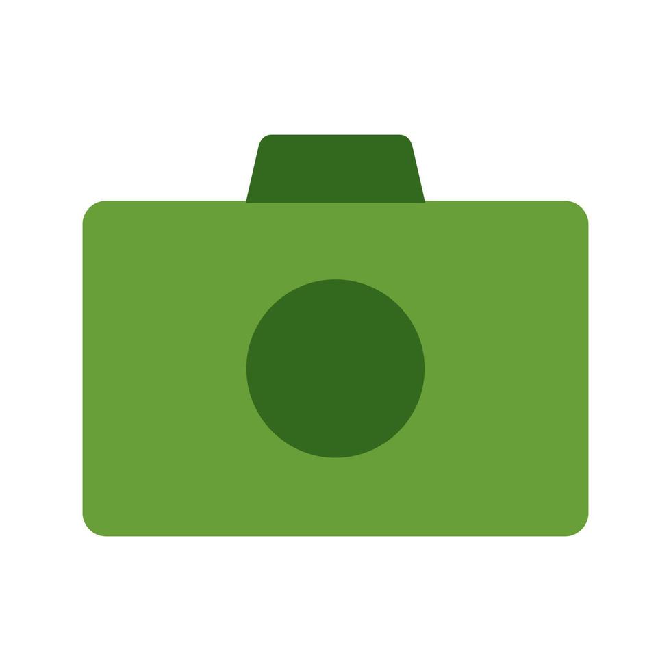 Camera II Flat Multicolor Icon vector