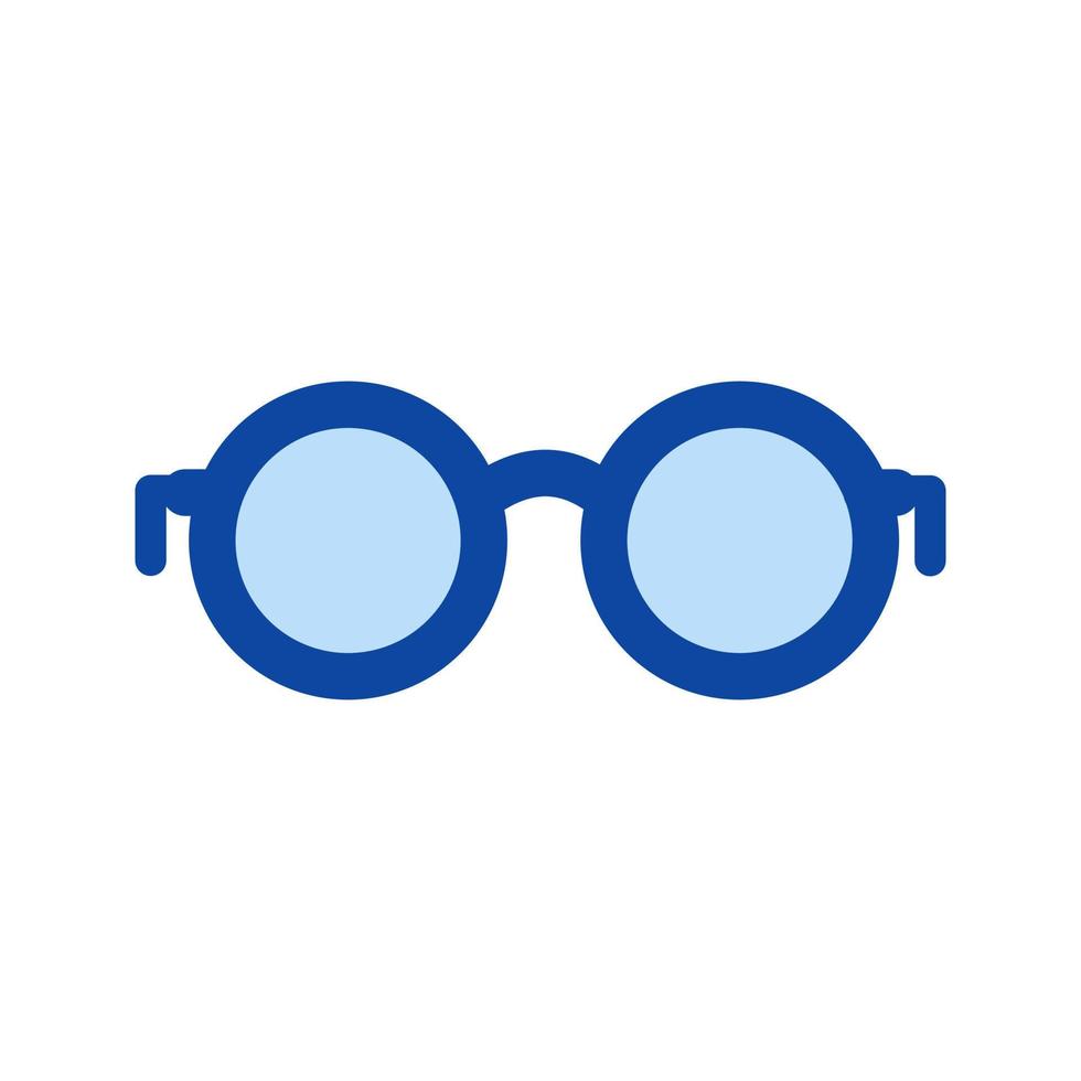 Glasses Flat Multicolor Icon vector