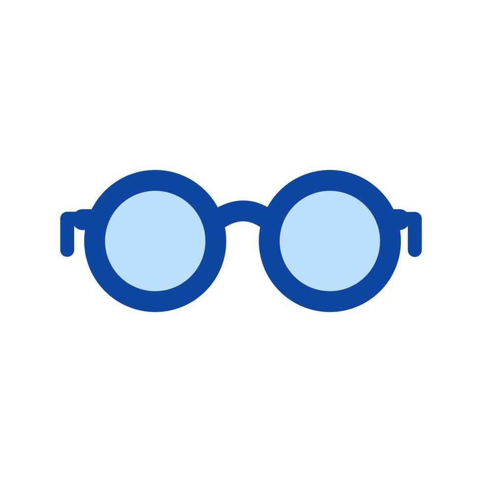 Glasses Flat Multicolor Icon vector