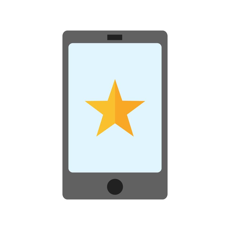 Favorite Link Flat Multicolor Icon vector