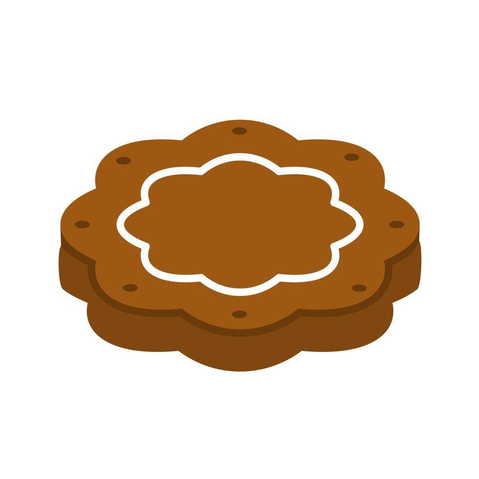 Biscuit I Flat Multicolor Icon vector