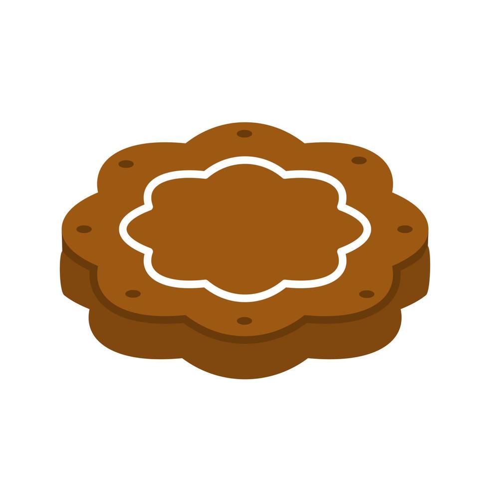 Biscuit I Flat Multicolor Icon vector