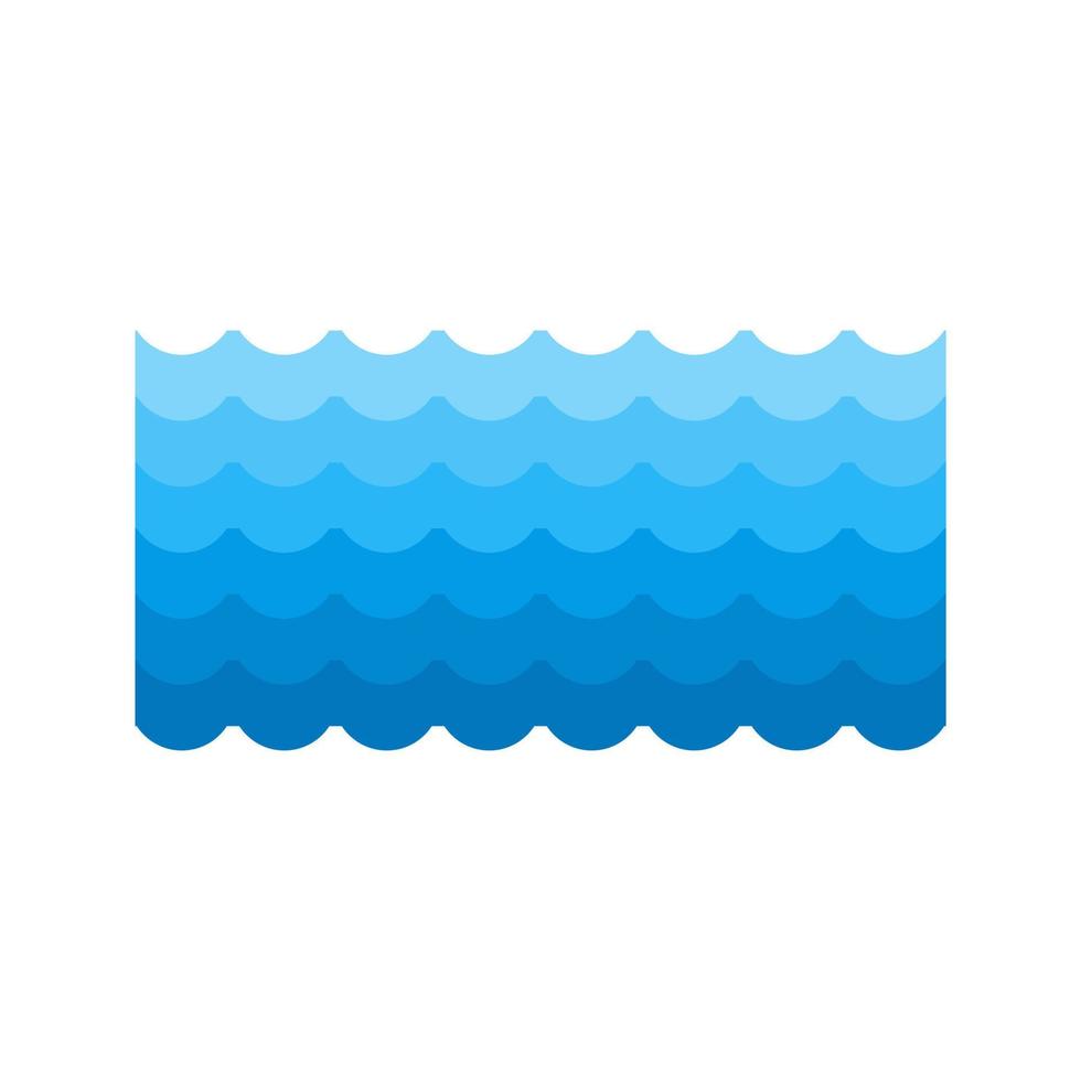 Waters Flat Multicolor Icon vector