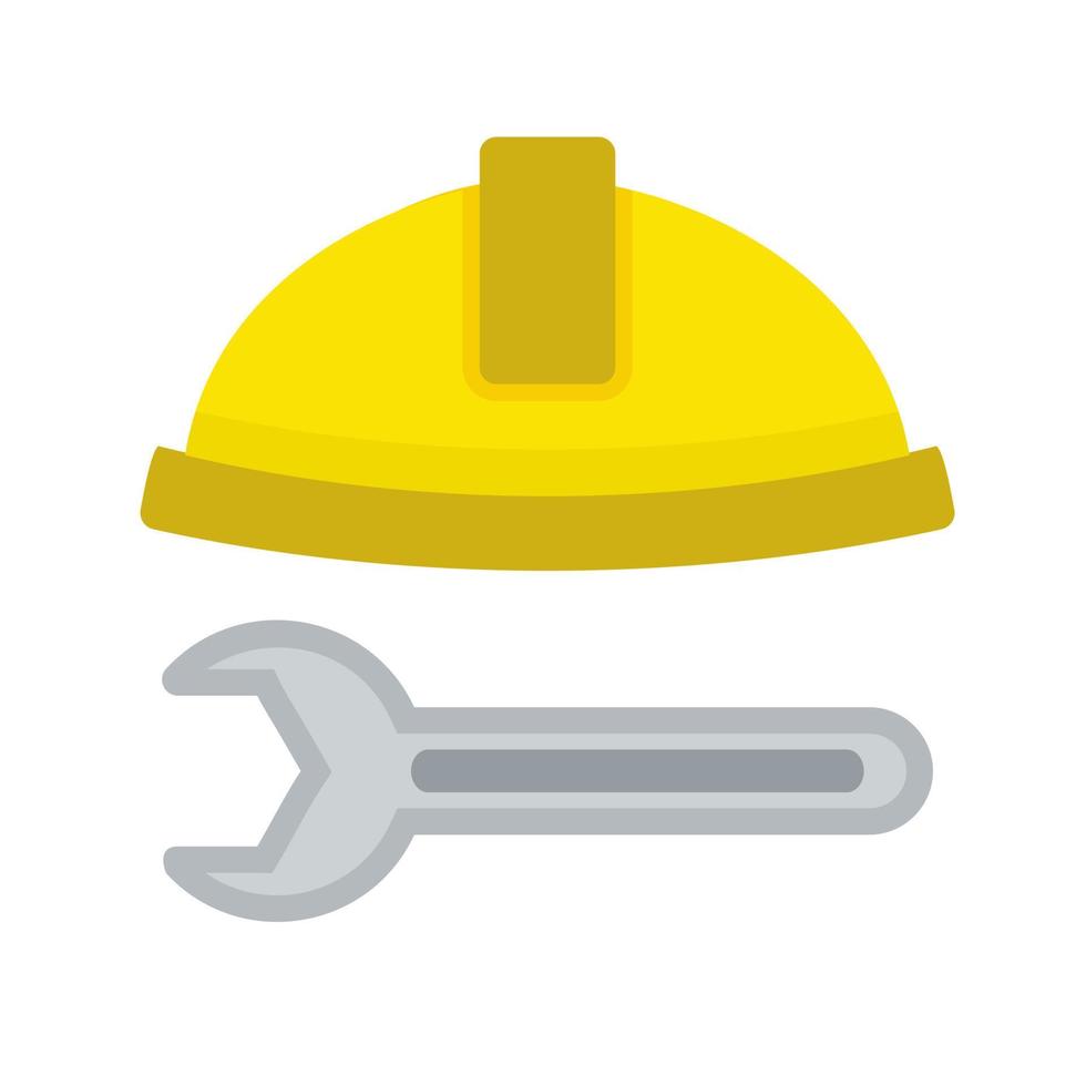 Construction Tools Flat Multicolor Icon vector