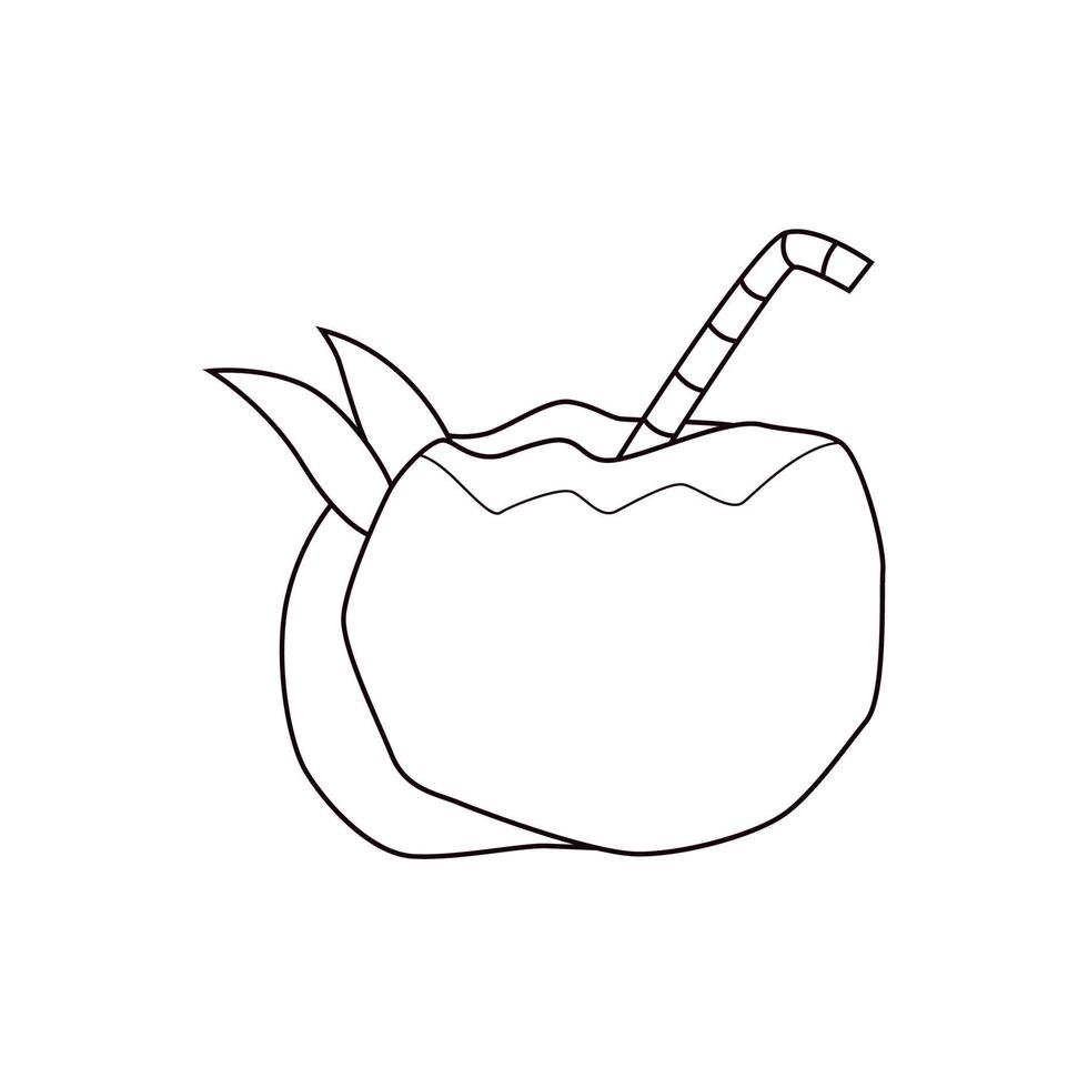 black and white fruit of summer vector