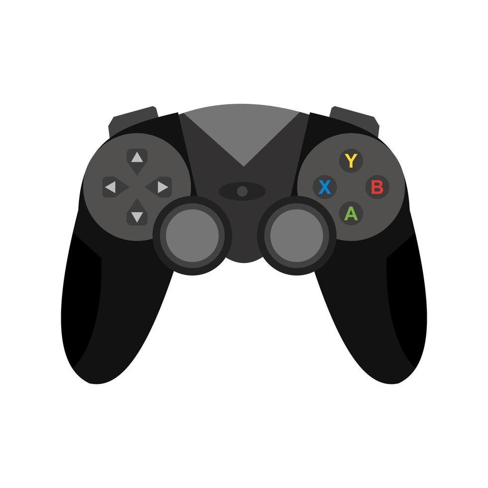 consola de juegos i icono multicolor plano vector