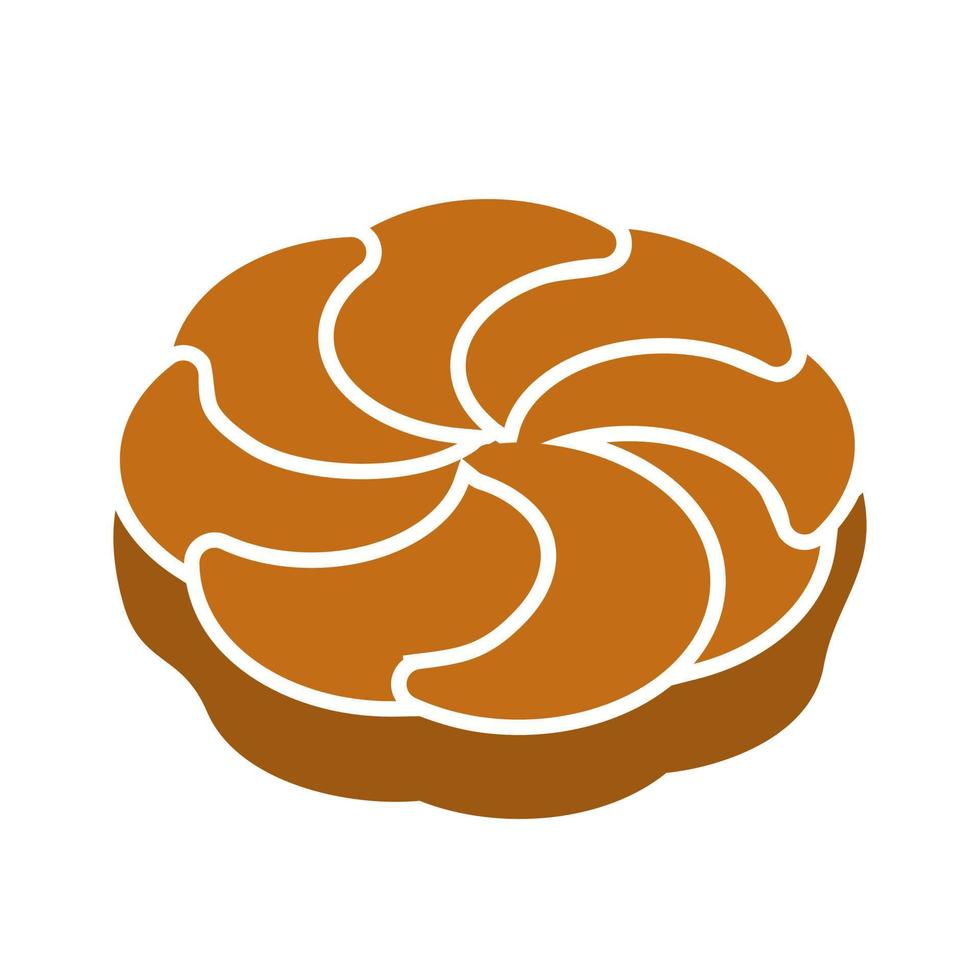 Biscuit II Flat Multicolor Icon vector