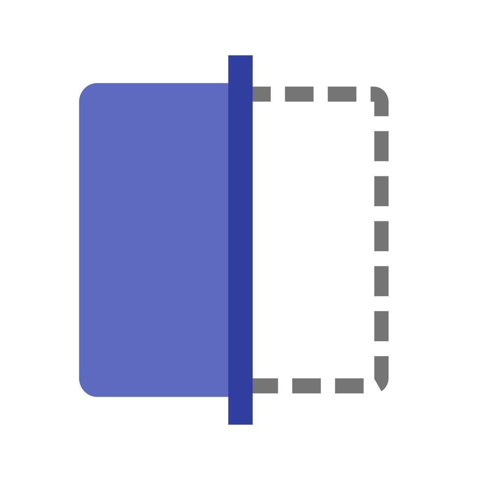 Flip Flat Multicolor Icon vector