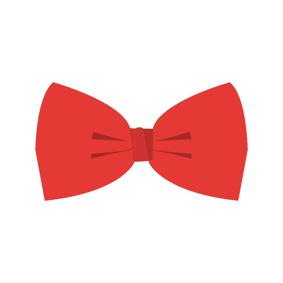 Bow Tie Flat Multicolor Icon vector