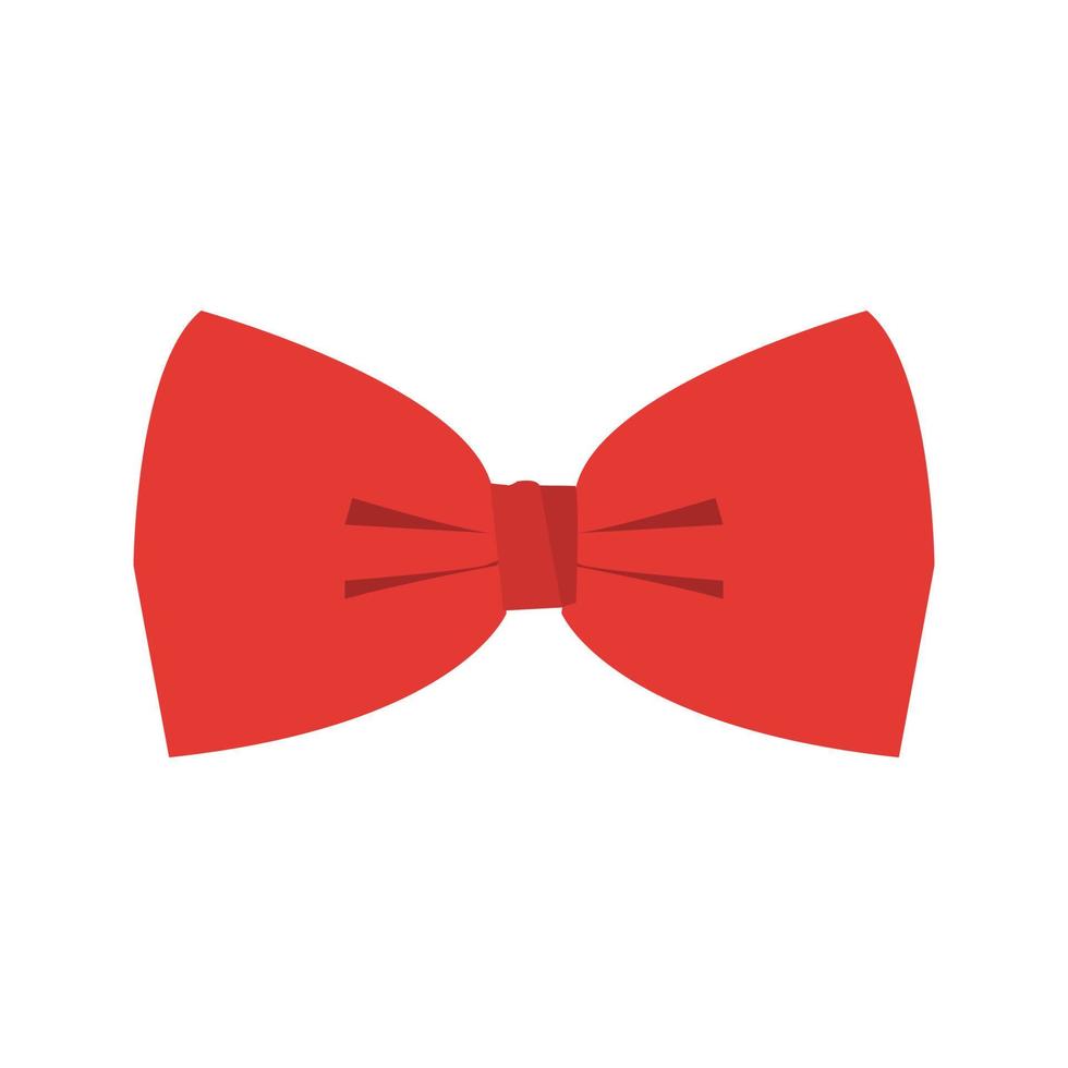 Bow Tie Flat Multicolor Icon vector