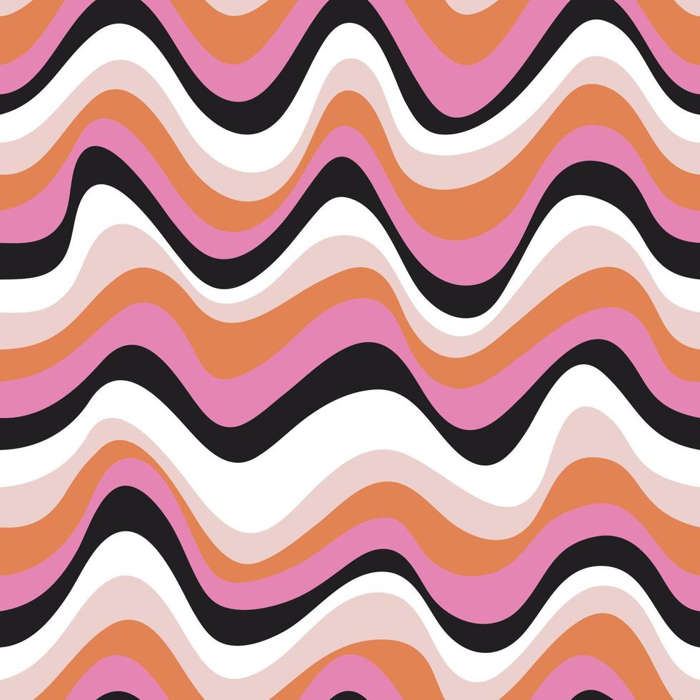 Groovy pattern. Retro pattern. Halloween background vector