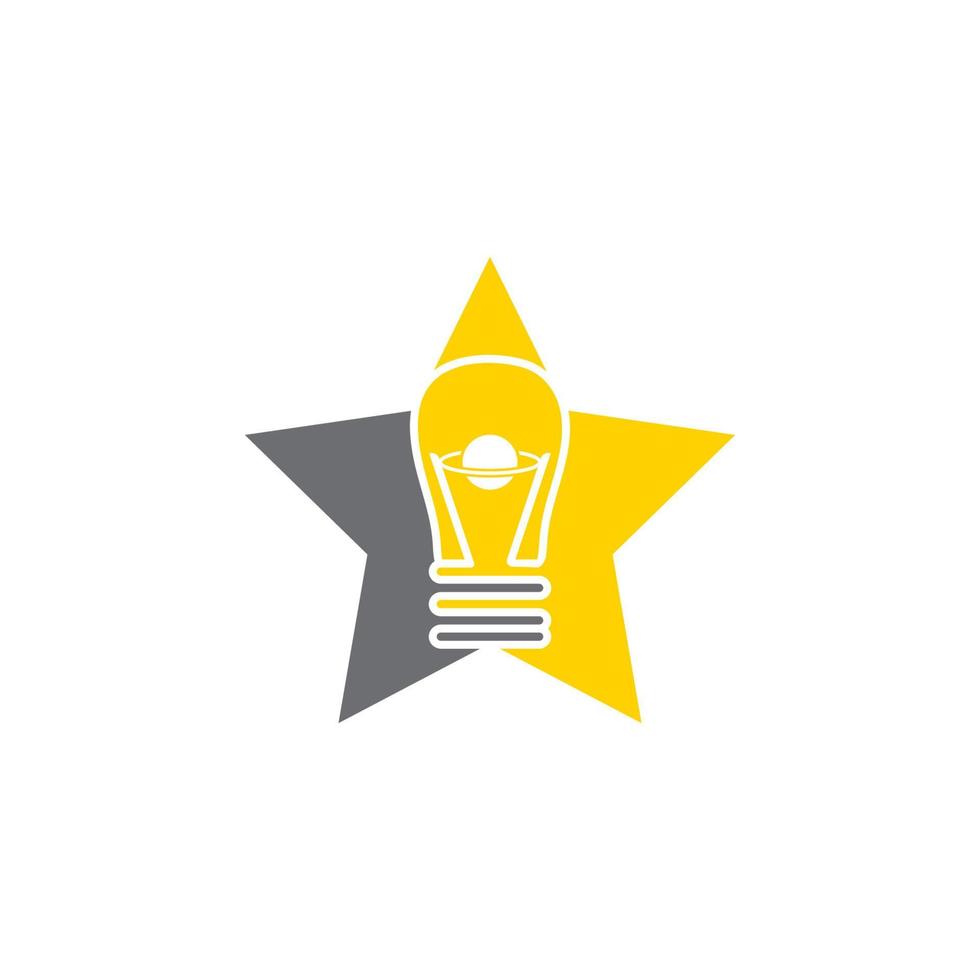 light bulb symbol icon vector