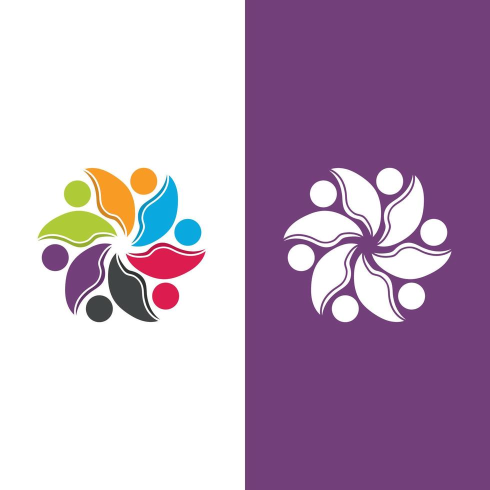 Community, network and social icon vector