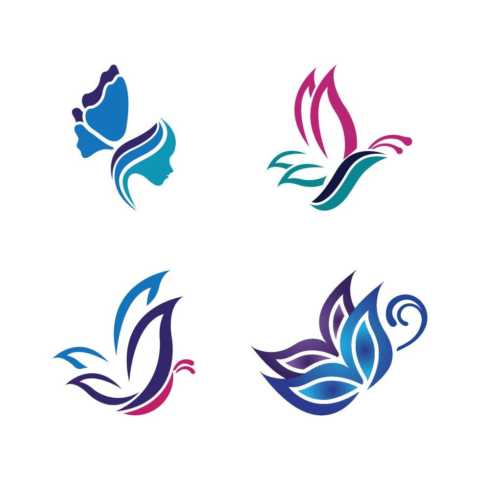 Beauty Butterfly icon design vector