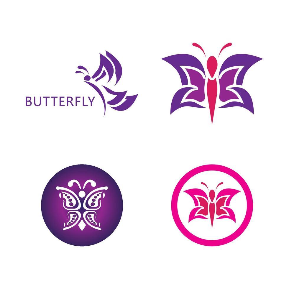 Beauty Butterfly icon design vector