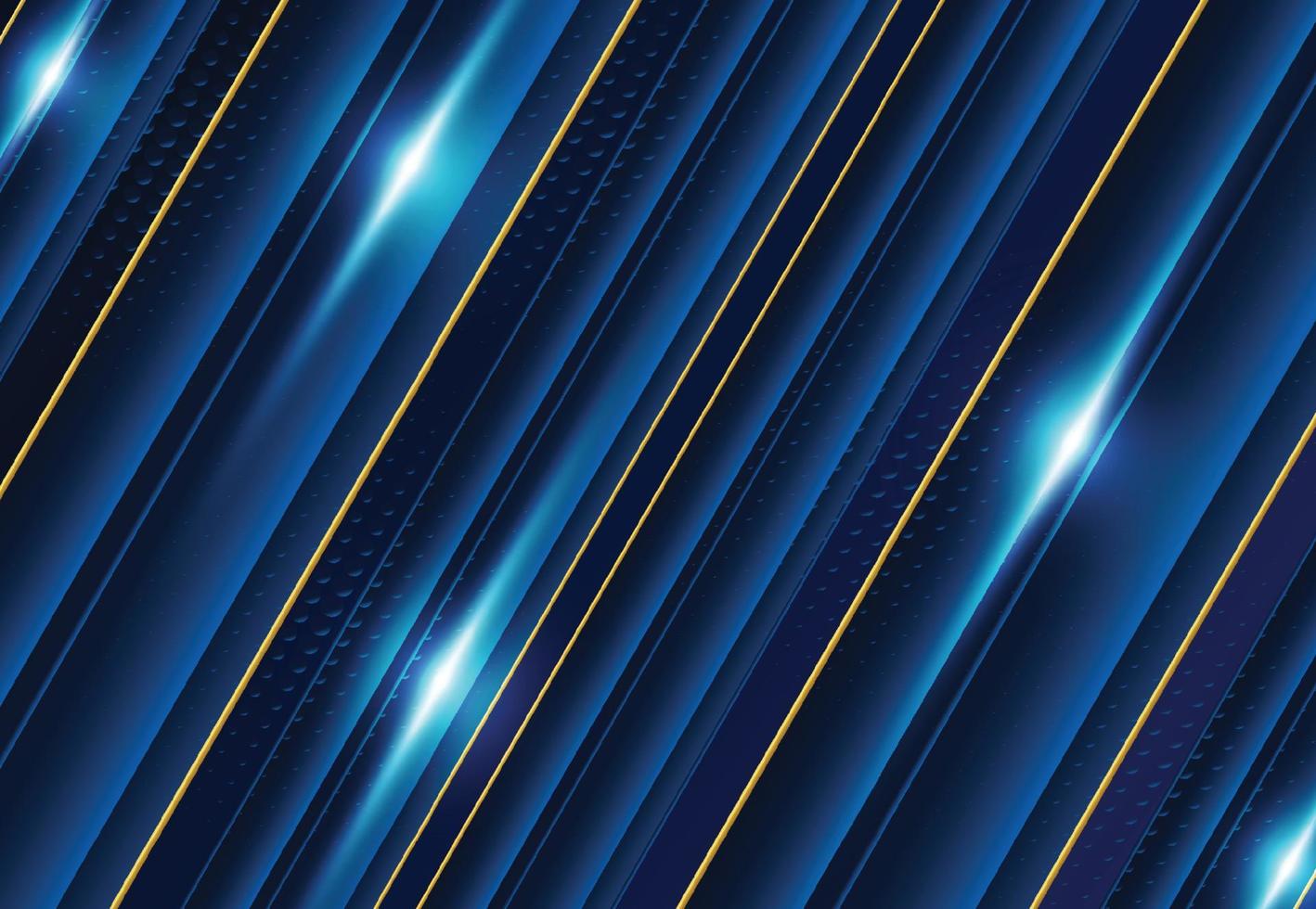 Fondo de papel azul de lujo oscuro moderno con textura de triángulo de línea en capas 3d para sitio web, diseño de tarjeta de visita. ilustración vectorial vector