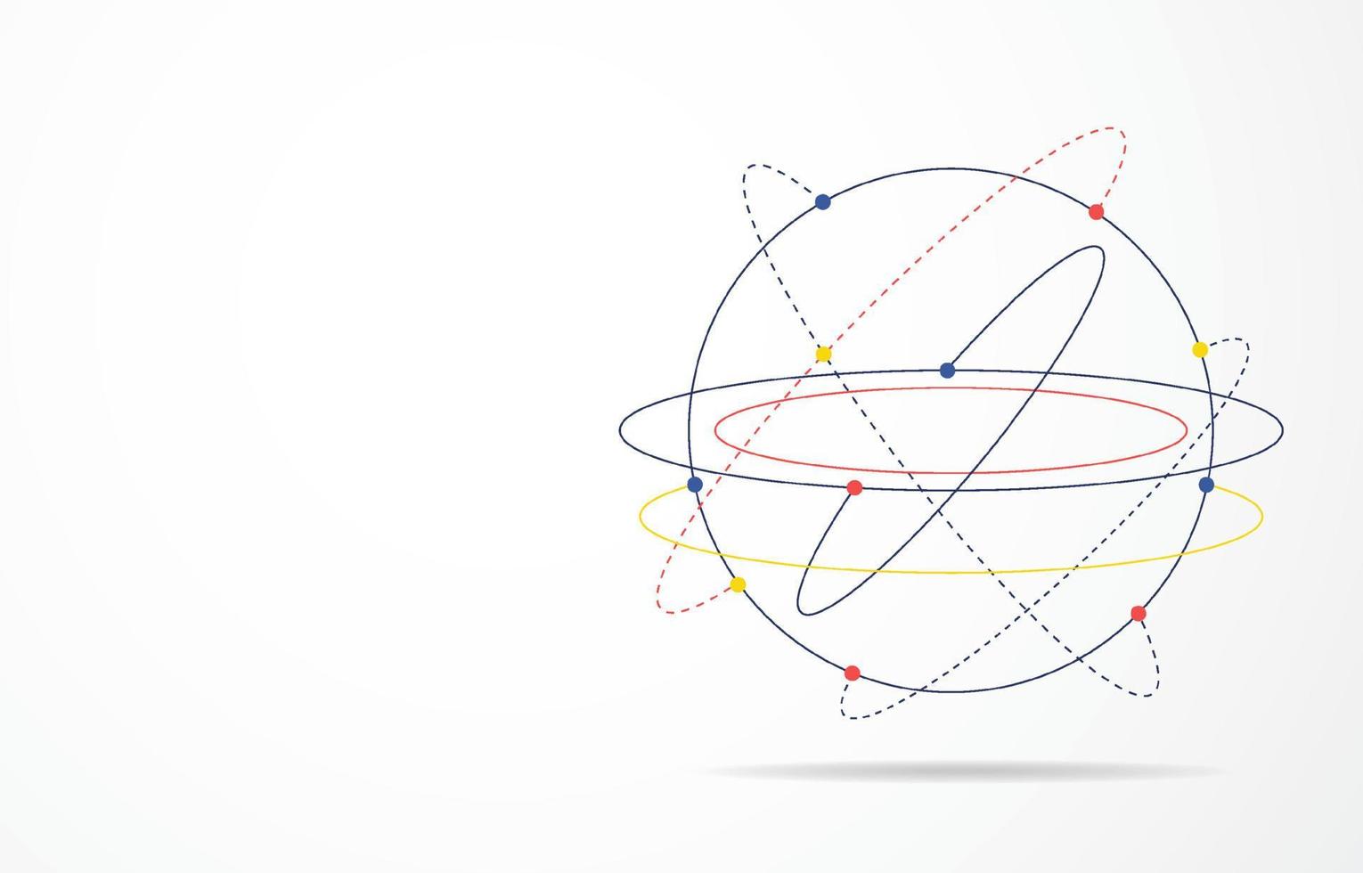 Global network connection. World map point and line composition concept of global business. Vector Illustration