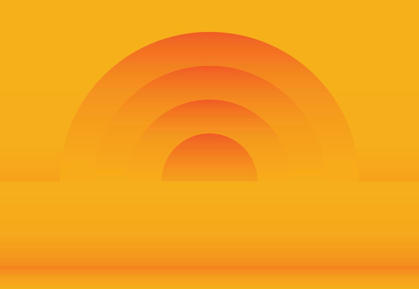 Luxury orange abstract background. Halloween layout design, studio, room. Business report paper with smooth gradient for banner, card. Vector illustration