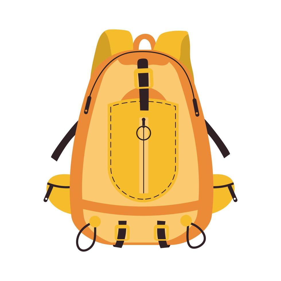 Camping backpack.Travel bag. Modern Casual Style. vector