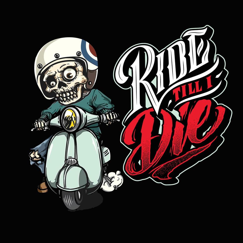 Ride till i die vector