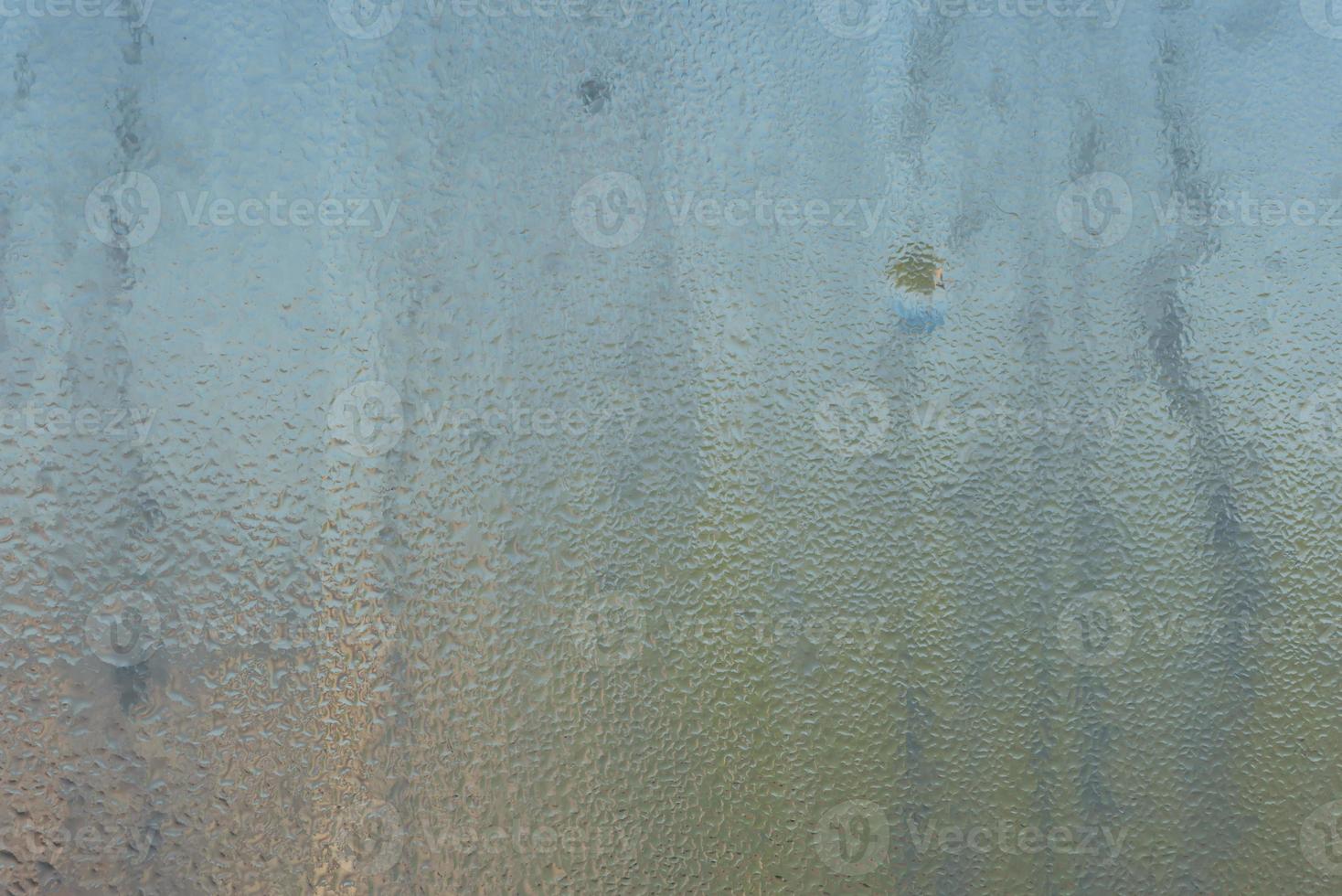 wet window glass photo