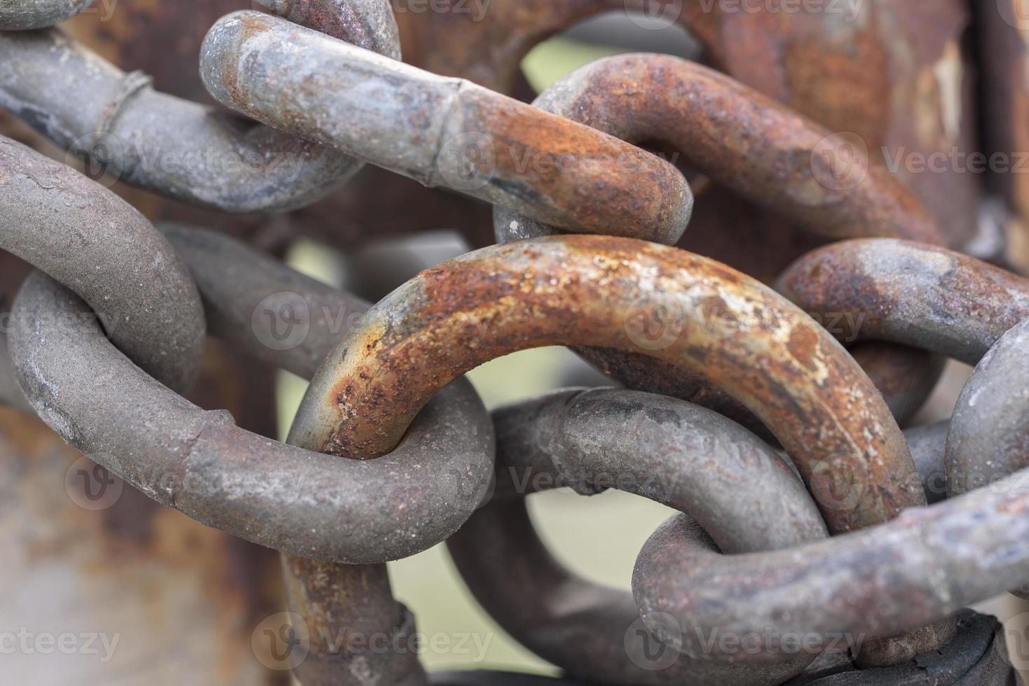metal rusty chain photo