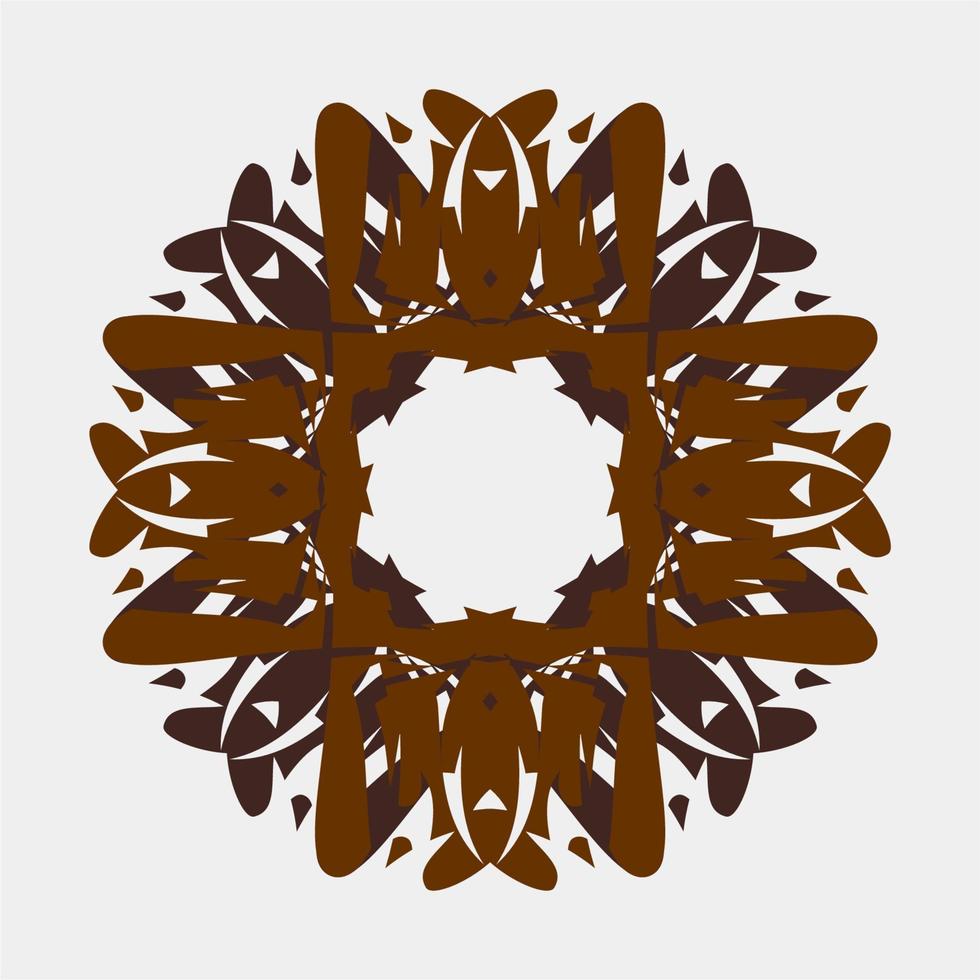 beautiful and unique mandala ornament vector for cloth or ceramic wall decoration