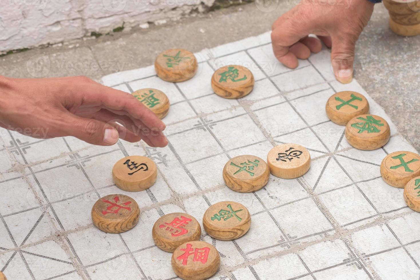 People play a board game photo