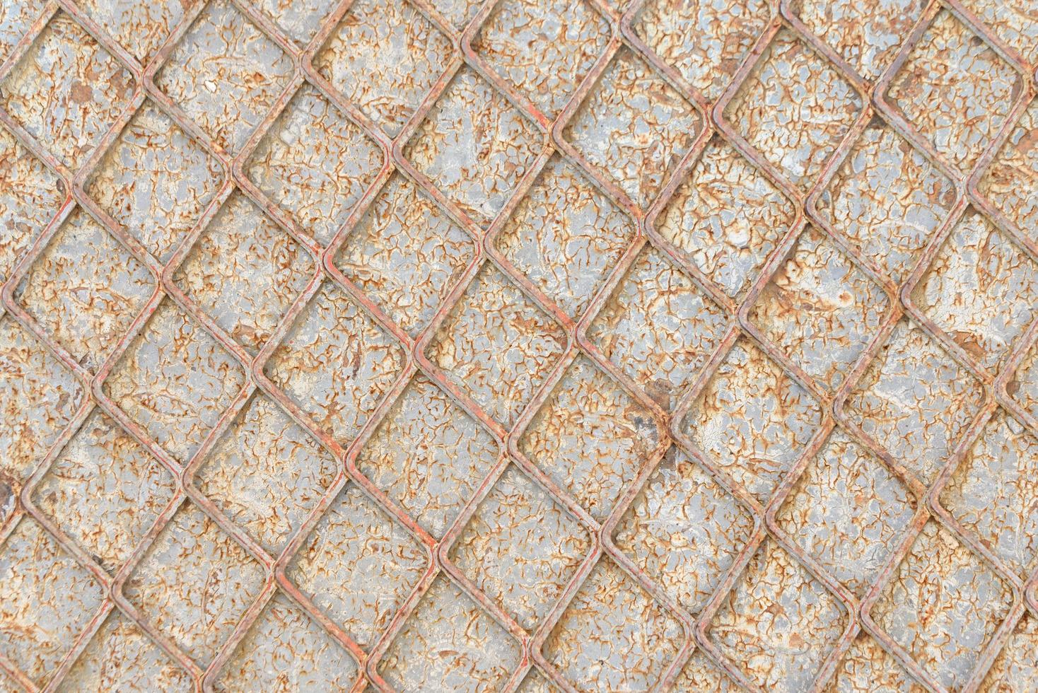 metal floor with grating photo