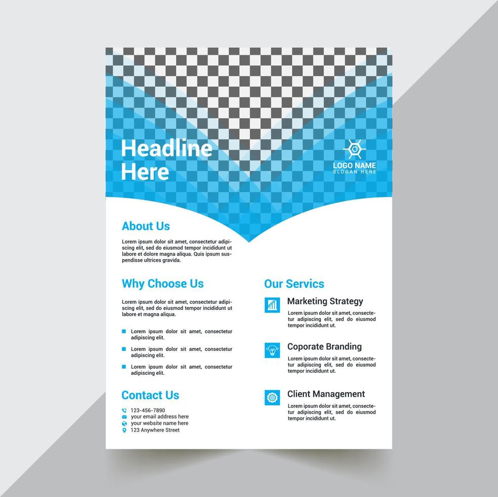 Corporate And Creative Flyer Design Template, Modern And Professional Flyer Design, Simple And Minimal Flyer Template, Flyer Design Template vector