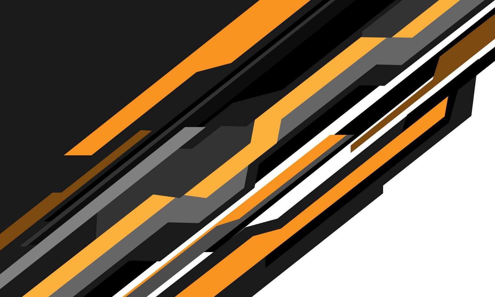 abstracto amarillo negro gris blanco cyber raya geométrico cyber futurista tecnologías diseño moderno vector