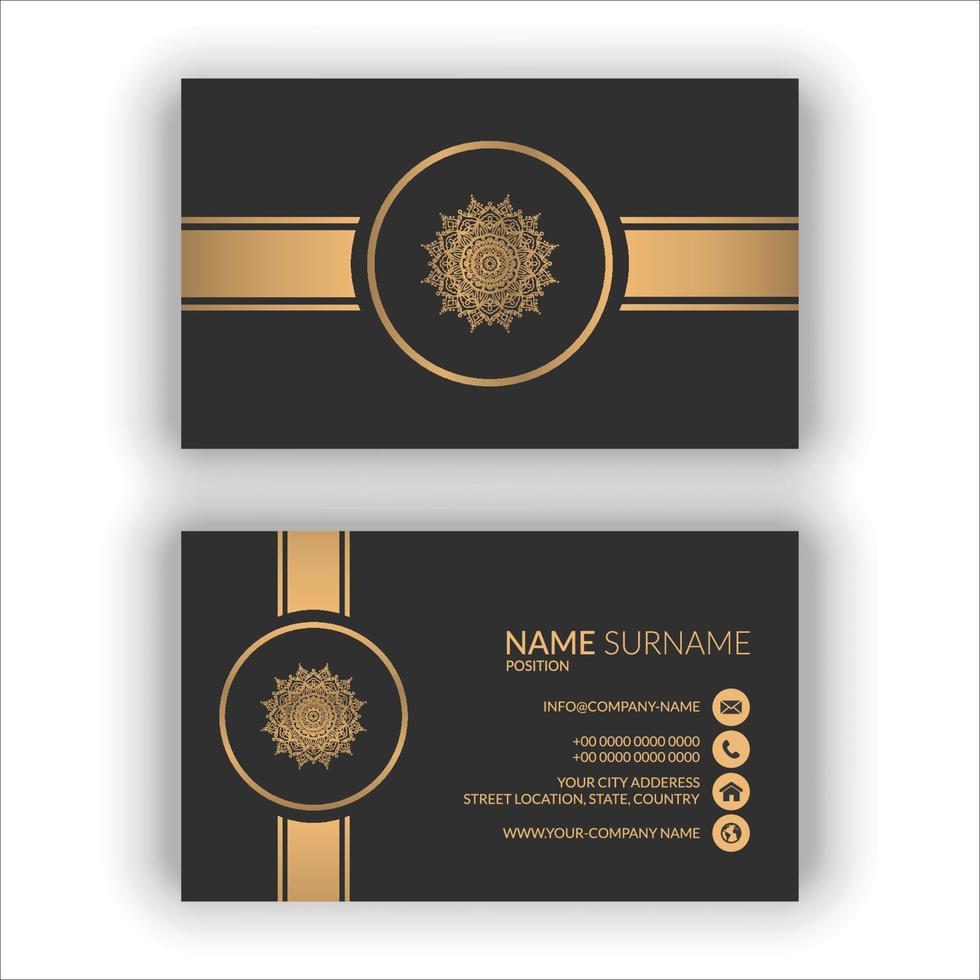 Creative modern Business Card vector