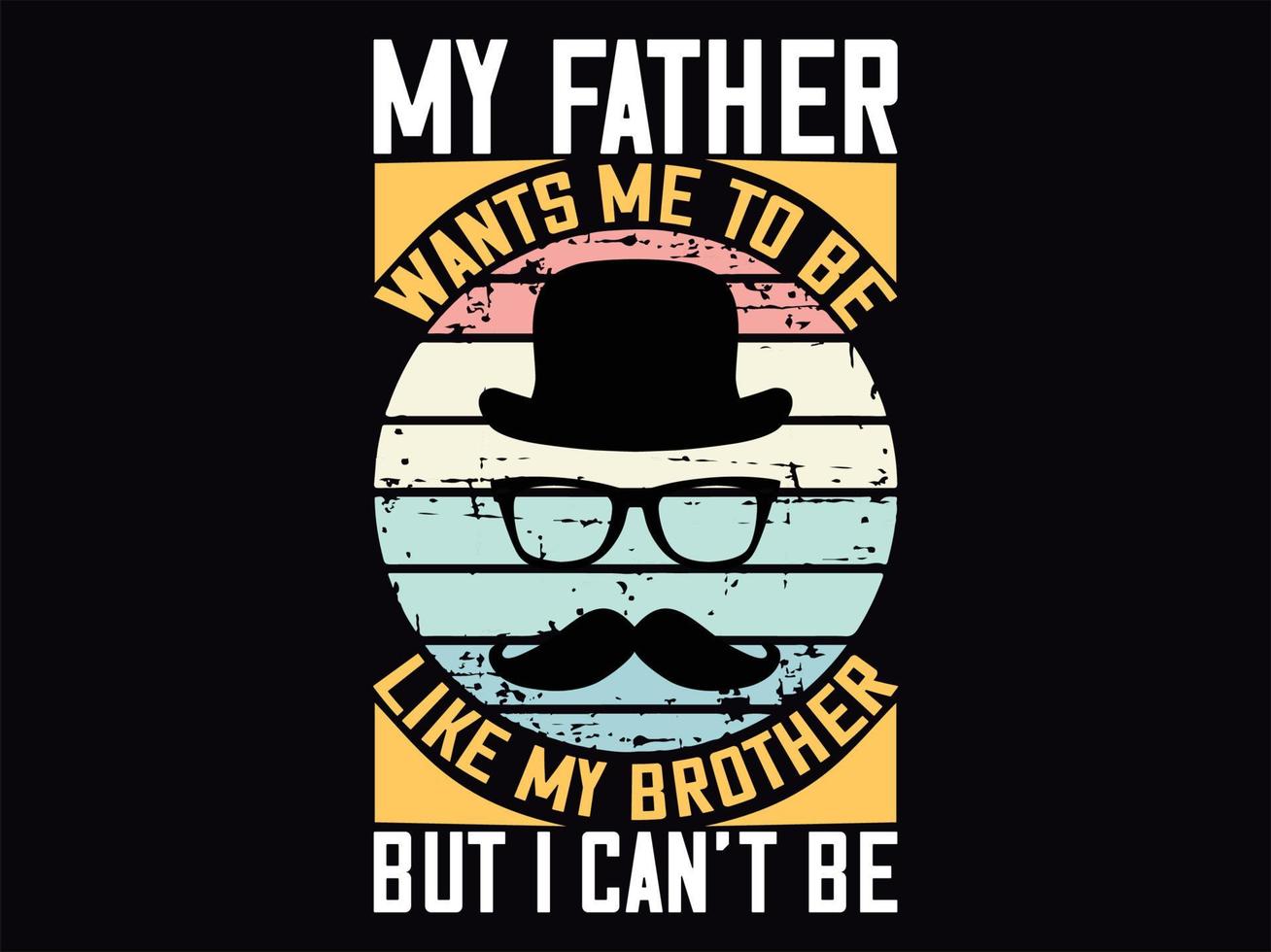 Dad t-shirt design vector file