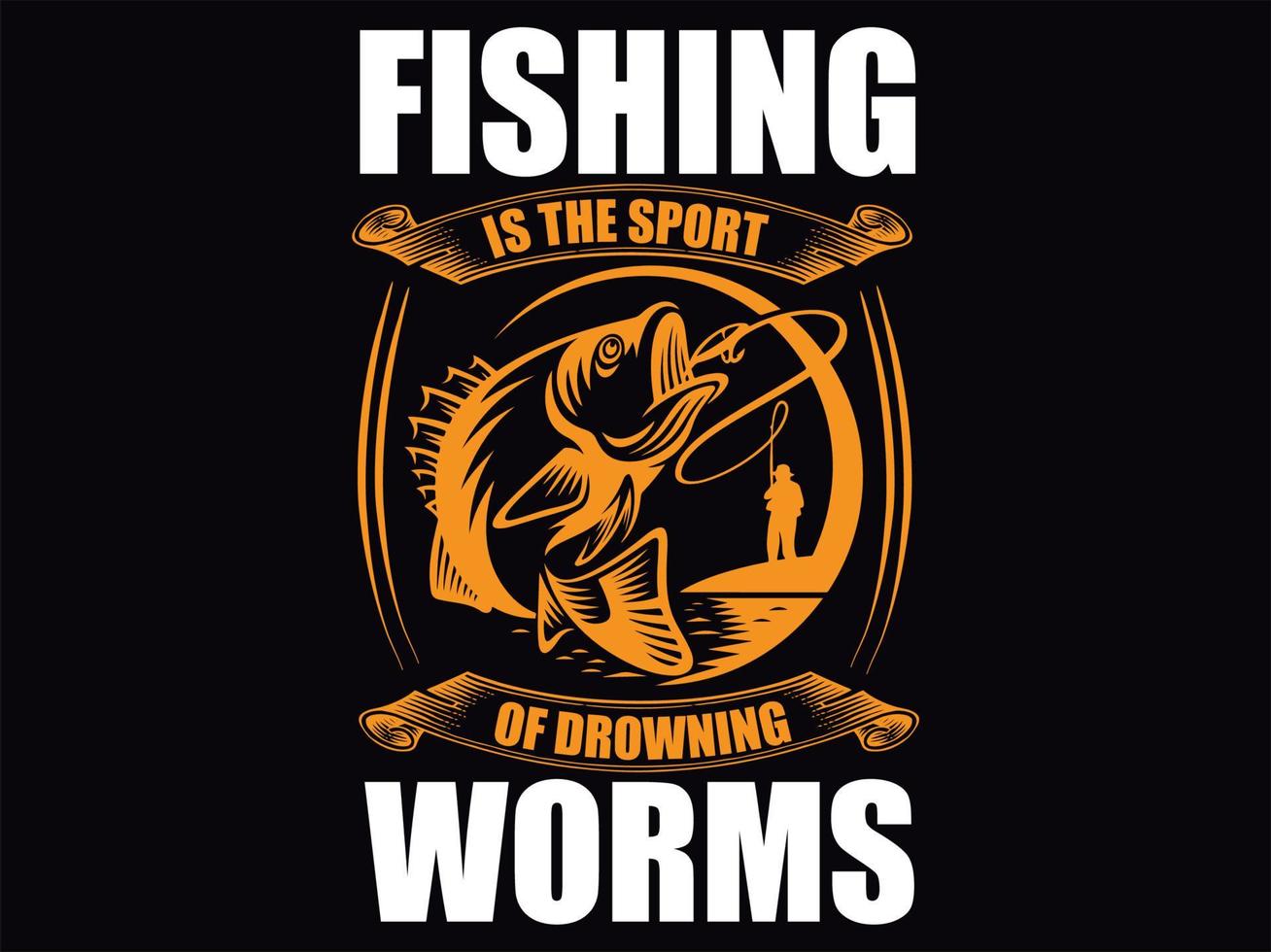 Fishing t-shirt design file vector