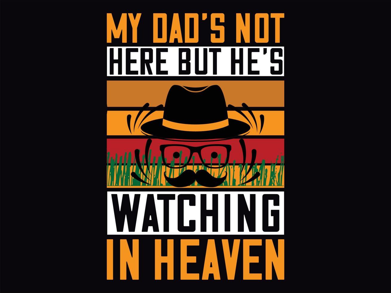 Dad t-shirt design vector file