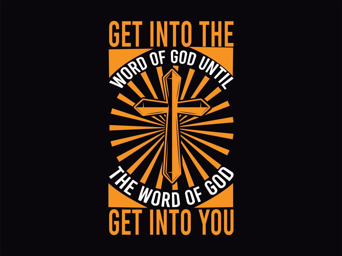 Christian  t-shirt design vector