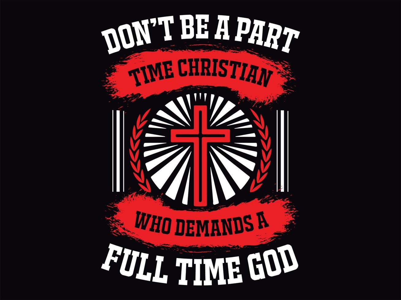 Christian  t-shirt design vector