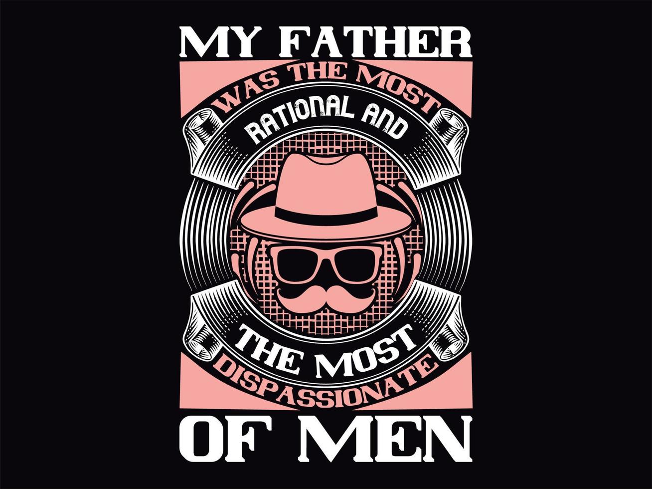 Dad t-shirt design vector file