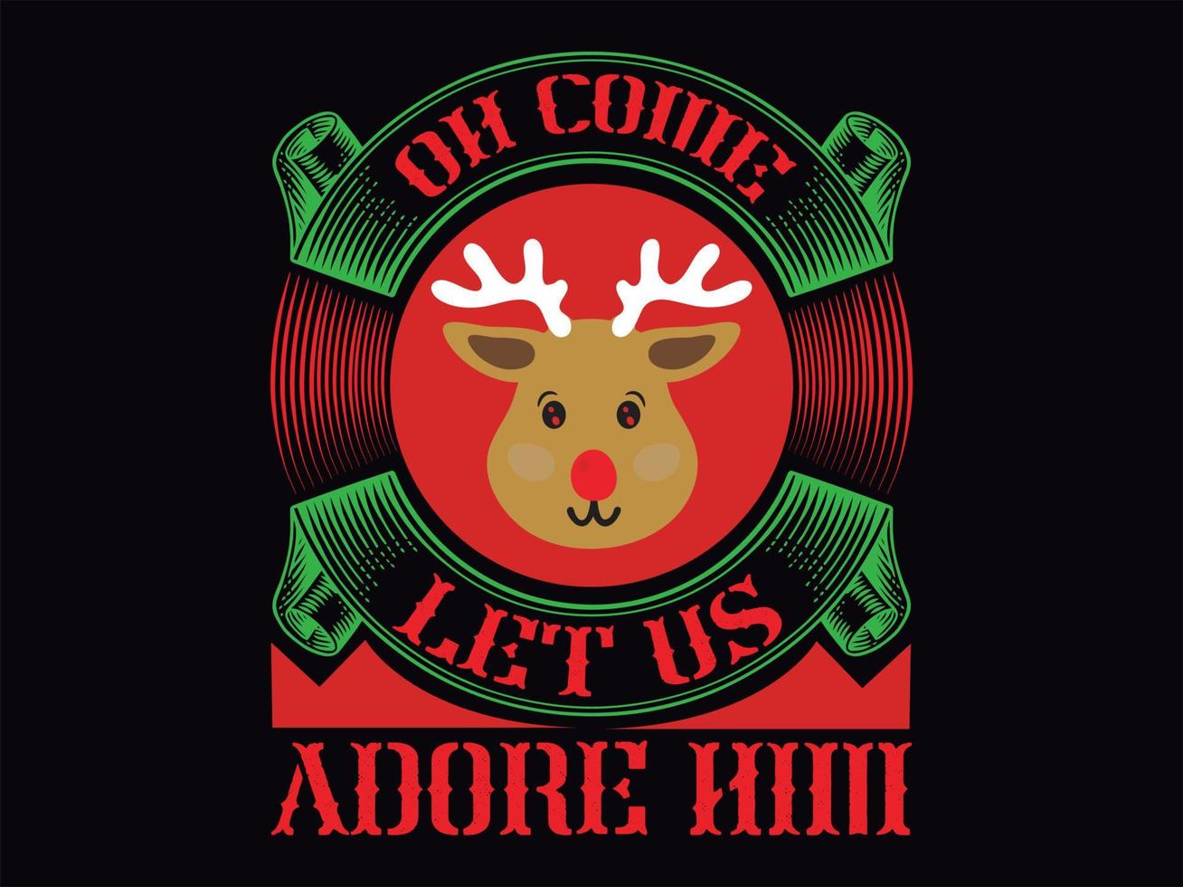 Christmas tshirt design 8174162 Vector Art at Vecteezy