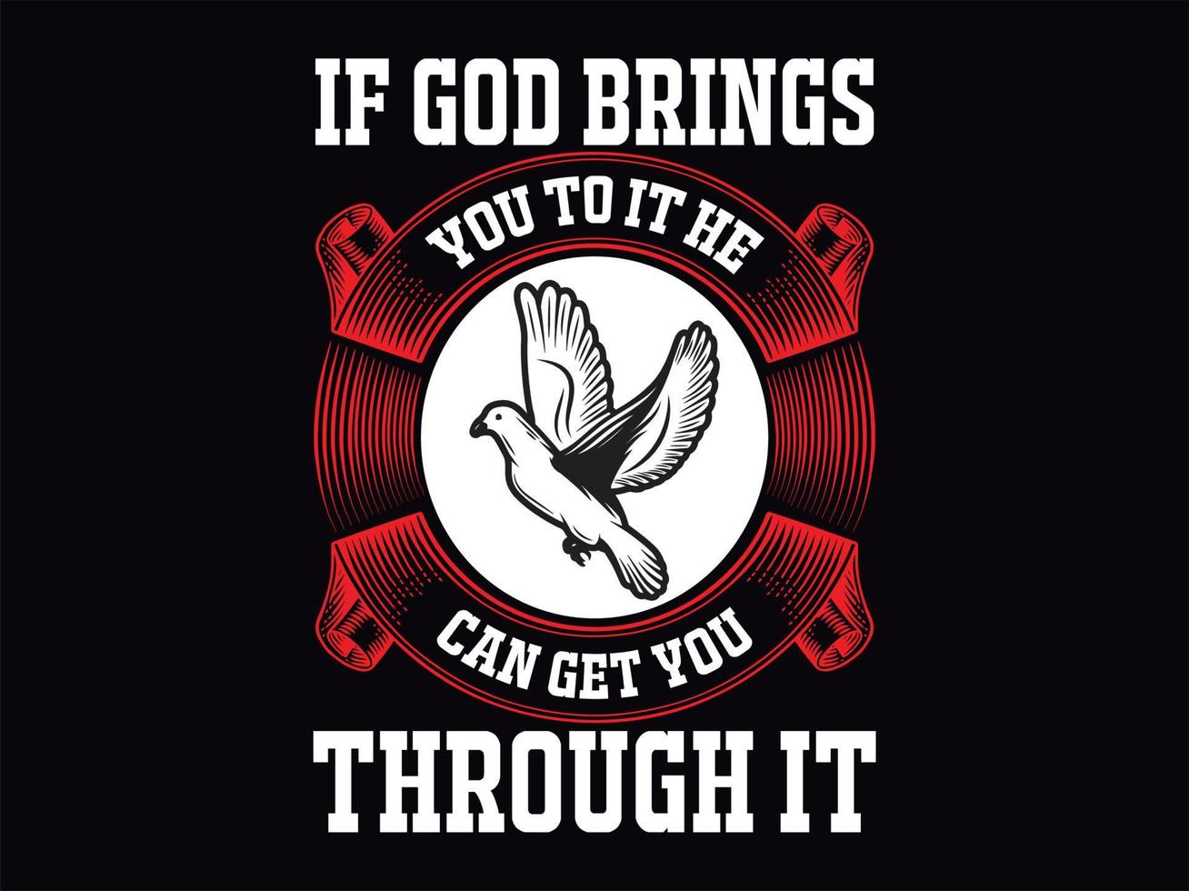 Christian  t-shirt design vector