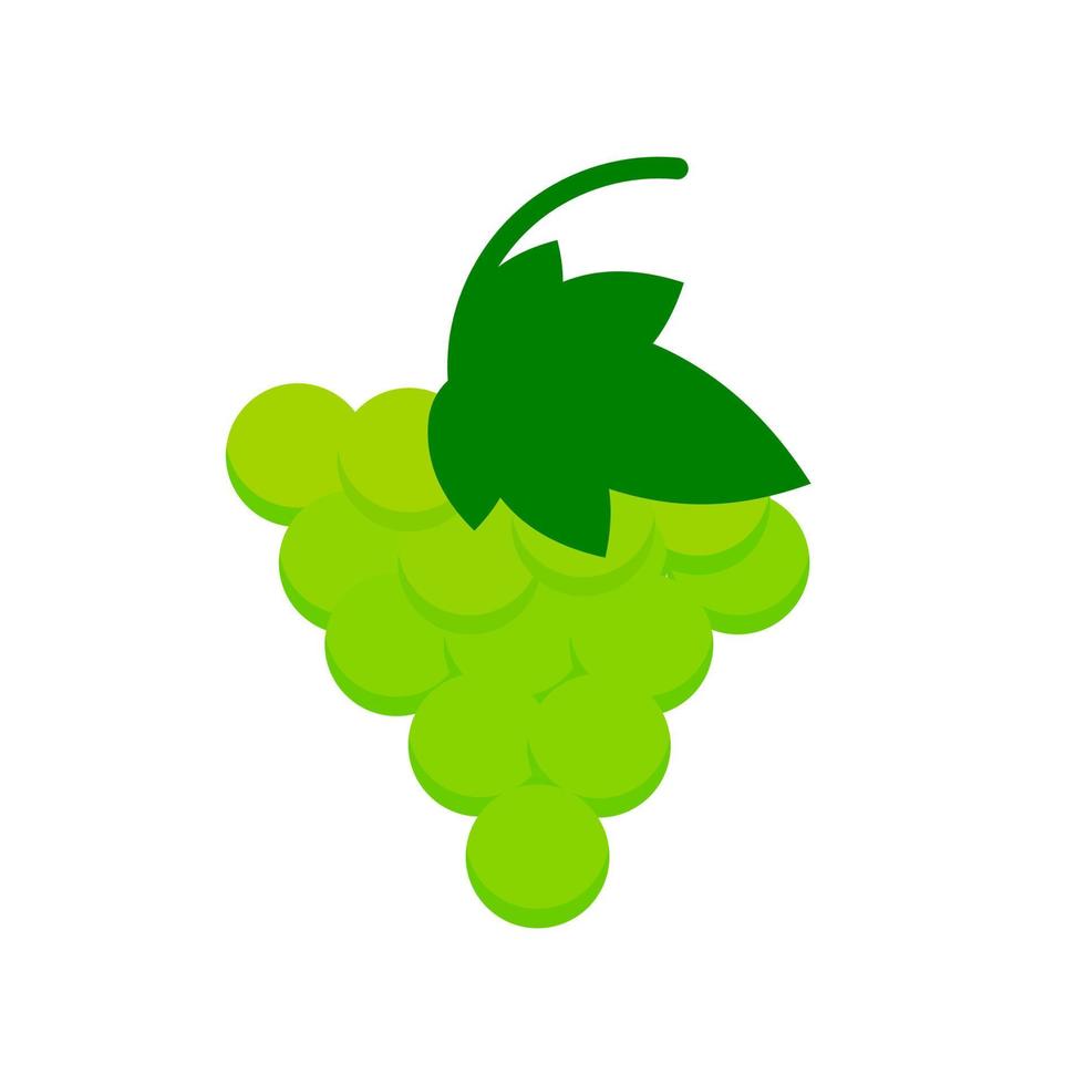 icono de uvas vector