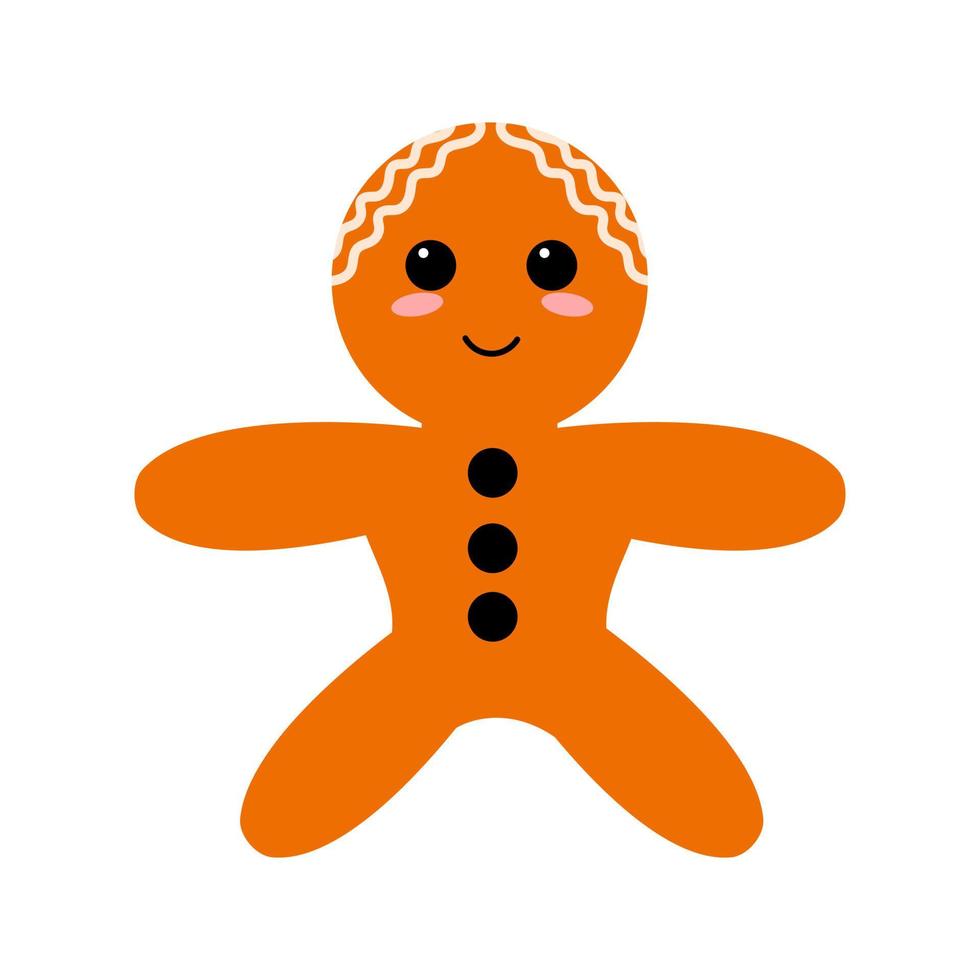 Christmas doll vector icon