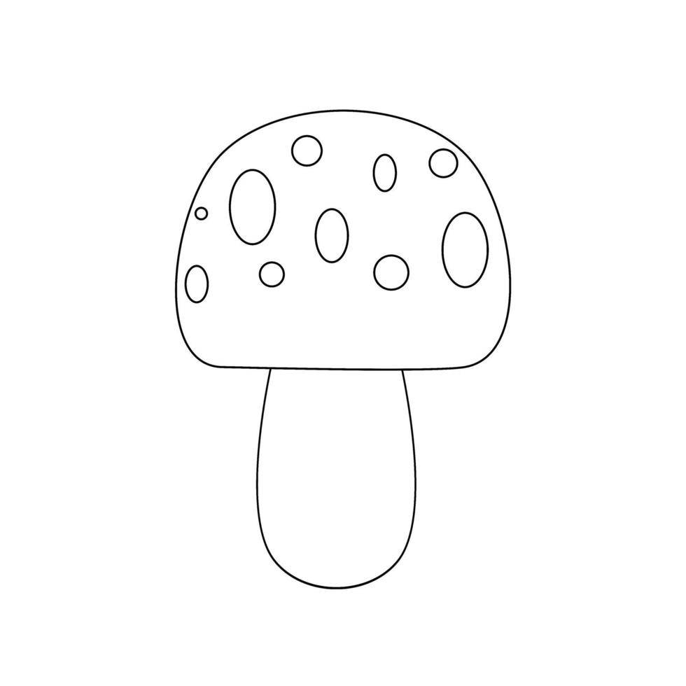 Mushroom vector icon
