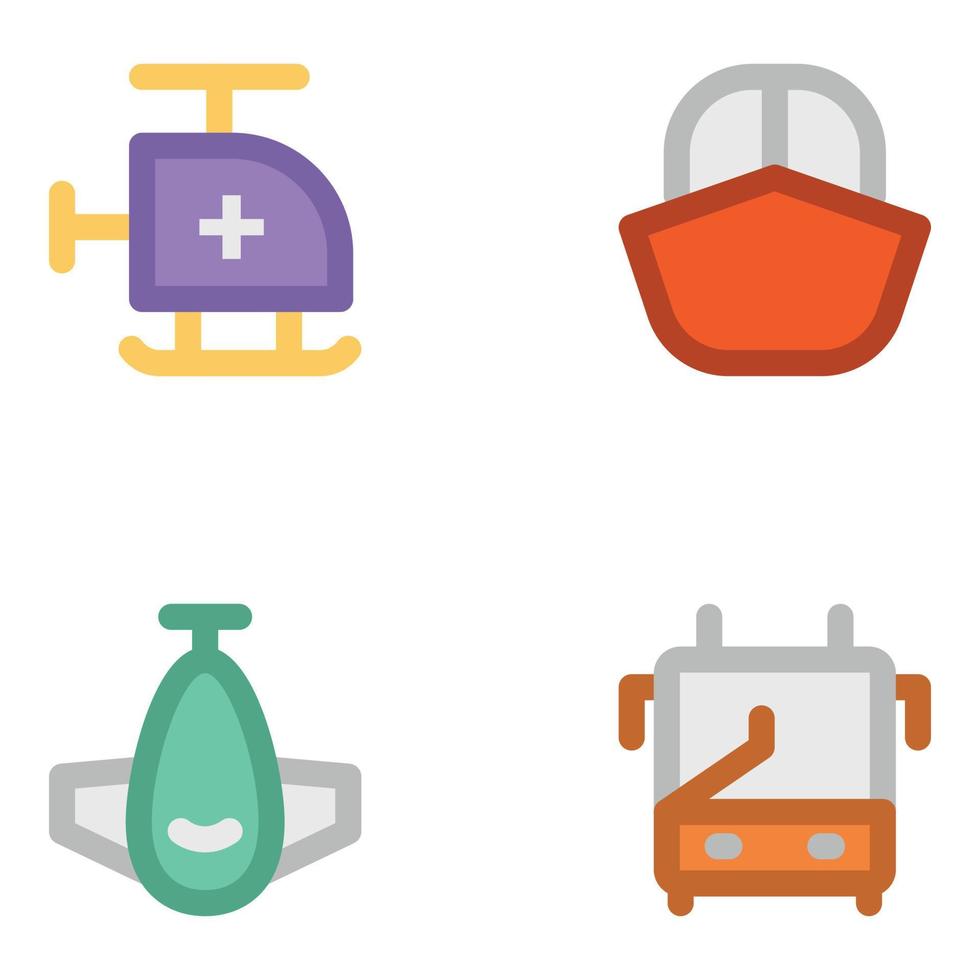 Trendy Ship Concepts vector