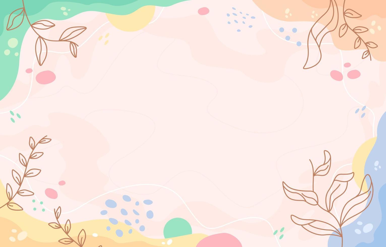 Pastel Floral Background vector